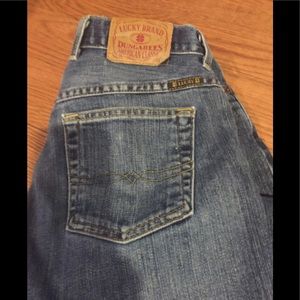 Lucky raw hem jeans